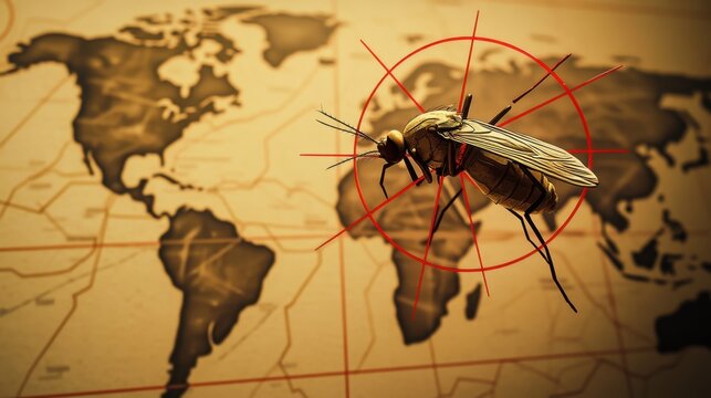 Global Mosquito Threat: A World Map Shows the Spread of Mosquito-Borne Diseases