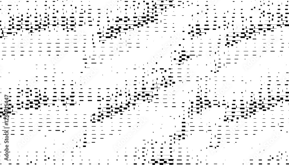 Poster black and white smooth transition of halftone pattern. dynamic effect for modern background and jers