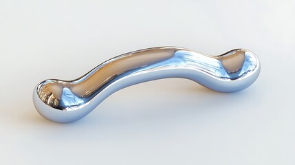 Polished Chrome Abstract Sculpture Design