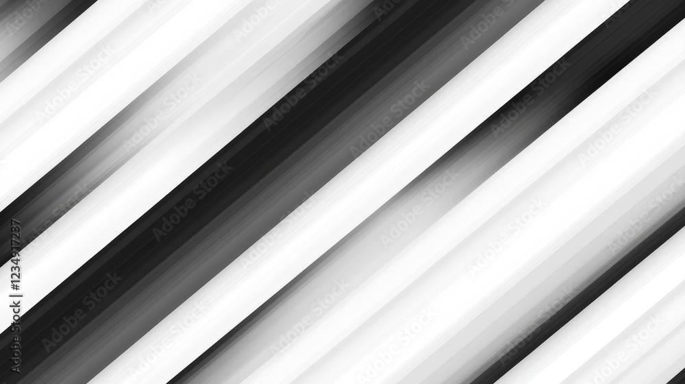 Poster abstract black and white diagonal lines creating a dynamic visual effect with a modern aesthetic
