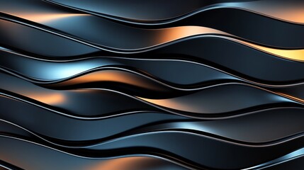 Abstract wavy patterns in dark tones with glowing highlights, creating a dynamic visual texture