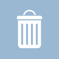 Recycle bin vector icon