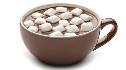 Hot chocolate marshmallows mug winter drink studio