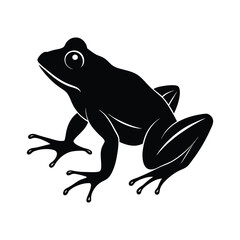 frog of a silhouette art