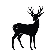 Obraz premium silhouette art of a deer