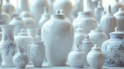 Close up of Su Ya Porcelain Still Life