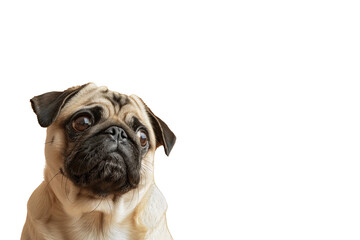 Close up of a pug