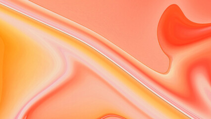 Beautiful peach color waves abstract background.