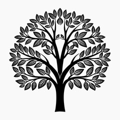 Tree vector icon 