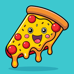 illustration of pizza