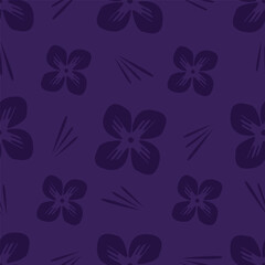 Obraz premium Floral Seamless Vector Illustration pattern background. Ornamental flower design for use all of fabric print wrapping paper and others. All over design ready to print.