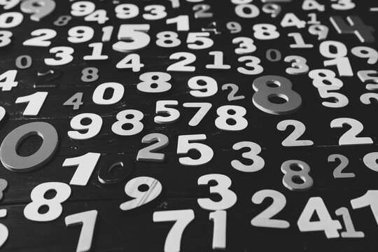 Background or texture of numbers. Finance data concept. Mathematic. Banking or currency. Business and economic growth.