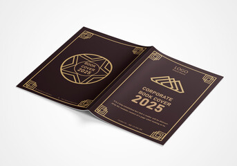 Luxury and creative book cover design