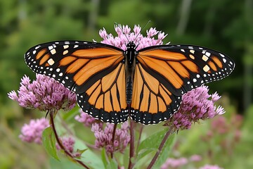 Monarch Butterfly on a Flower
