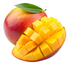 mango on white background