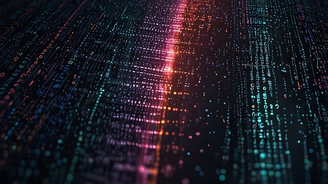 binary code background