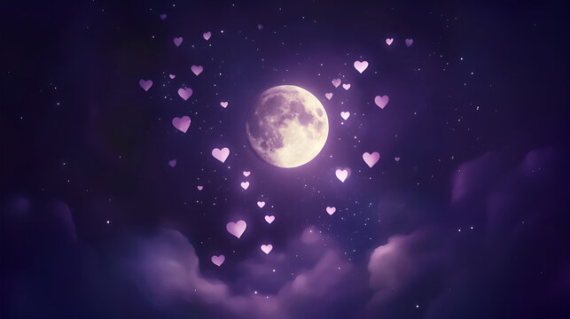valentine heart background 3d fantacy