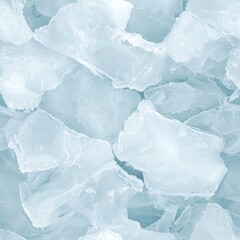 Obraz premium Frozen ice lake texture patterns smooth crystalline tiles seamless background abstract environment aerial view for design