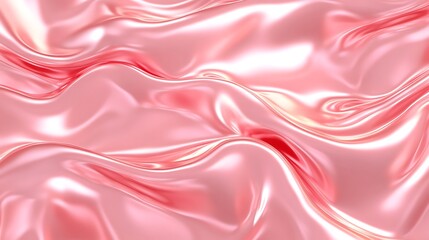 Fototapeta premium Soft Pink Satin Draped Luxuriously Abstract Background
