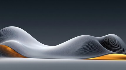 Gray Topographic Contour Map on Geographic Grid Background