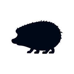 hedgehog cute animal vector symbol illustration