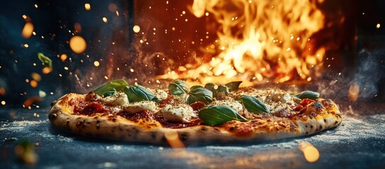 Delicious Neapolitan Pizza Fresh From the Wood-Fired Oven