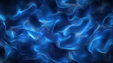 Obraz premium Abstract blue liquid swirls, dynamic background, digital art, website design