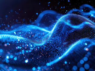 Quantum wave function reveals the glowing probability distribution of a qubit in superposition