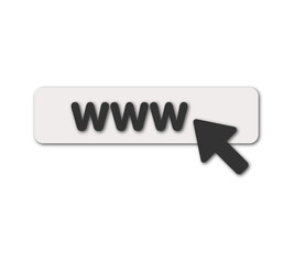 search bar icon with shadow