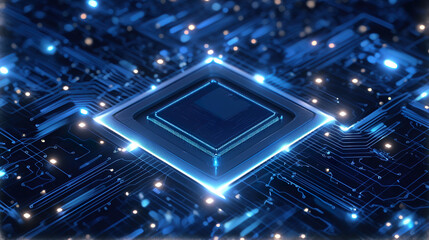 Close-Up of a Radiant Chip