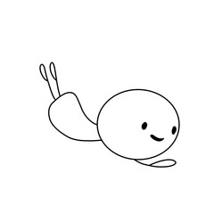 hand drawn doodle stickman