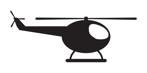 Helicopter. Flight. Logo. Vector. Illustration