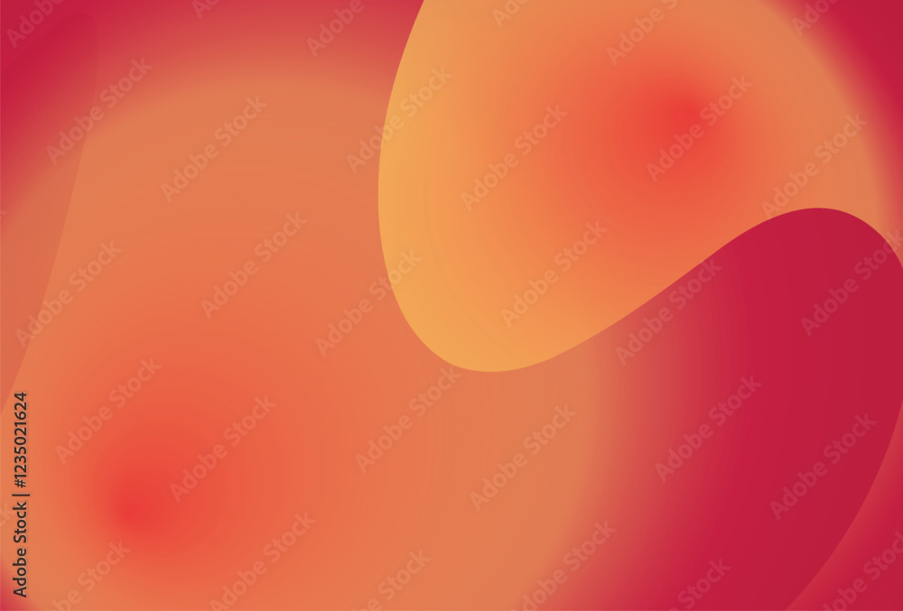 Aufkleber abstract red gradient color background and wallpaper. red background colorful, vector design illustr