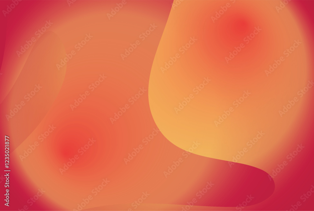 Aufkleber abstract red gradient color background and wallpaper. red background colorful, vector design illustr