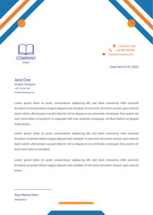 Professional Orange and Navy Corporate Letterhead Template

Modern Business Letterhead Design 

Editable Letterhead Template with Orange and Navy 

Clean and Modern Letterhead Template for Prof
