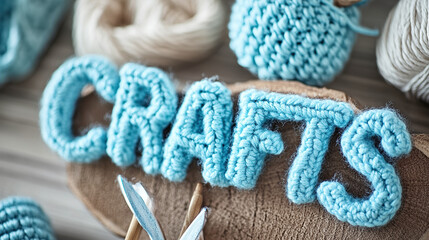 Crochet Crafts in Baby Blue