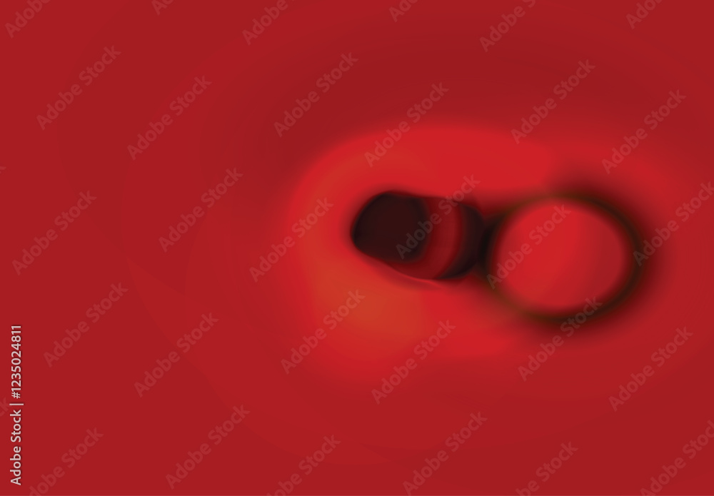 Aufkleber abstract red gradient color background and wallpaper. red background colorful, vector design illustr