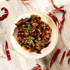 red hot chili peppers korean dish 