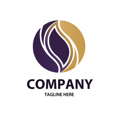 Abstract golden purple circular logo, abstract logo design, Abstract logo for professionals and companies, logo, icon, symbol. 