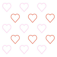 heart, illustration, vector, shape, backgrounds, black and white, love, celebration