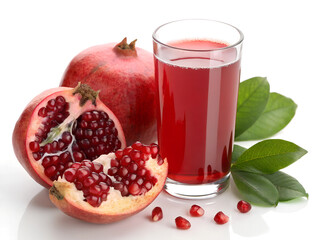 pomegranate juice and pomegranate
