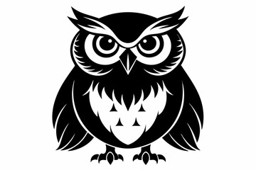 birds owl silhouette