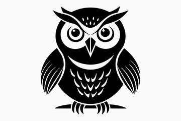 birds owl silhouette