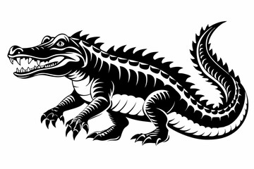 crocodile silhouettes 