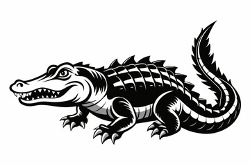 crocodile silhouettes 