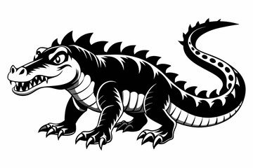 crocodile silhouettes 