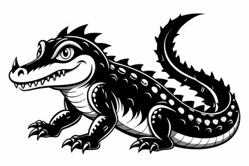 crocodile silhouettes 