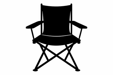 camping chair silhouette