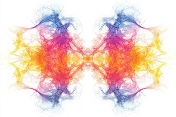 Obraz premium Abstract Colorful Symmetrical Artistic Design