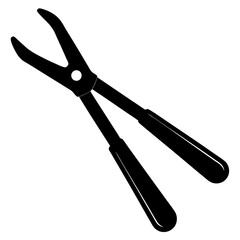  silhouette vector of various knives and sharp tools, scissors tool vector illustration	